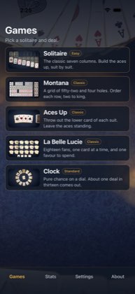 Games — Cards