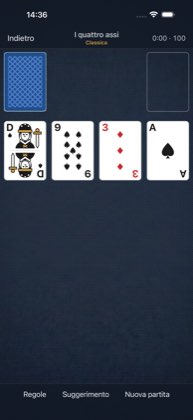I quattro assi — Carte