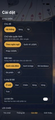 Cài đặt — Bài